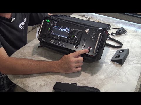 Icom IC-705 Go Bag, W2HVH Custom Enclosure, All Handmade In The USA!! Complete Review