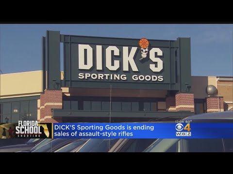 Dick's Sporting Goods Ends Sale Of Assault-Style Rifles In Stores