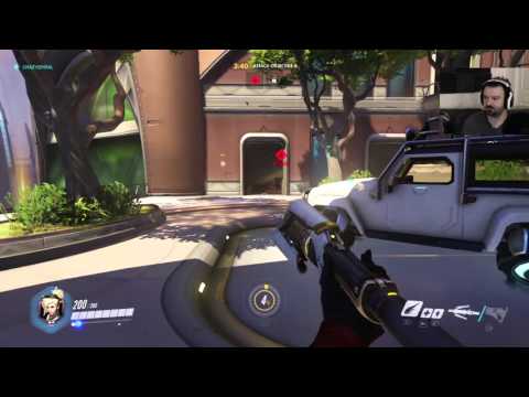 Overwatch Beta gameplay pt20 - Mystery Hero Playlist: One Godlike Turret