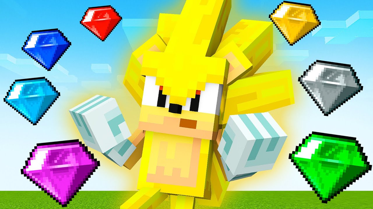 Consegui TODAS AS ESMERALDAS DO CAOS pra VIRAR SUPER SONIC