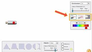 PHet Lab   Bending Light   Directions