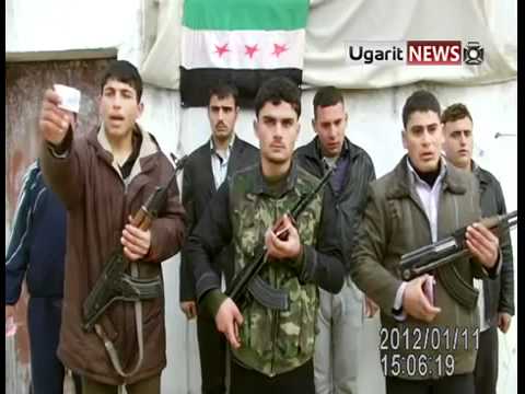 انشقاق عدد من عناصر الأمن و الجيش وانضمامهم إلى الجيش السوري الحر في إدلب