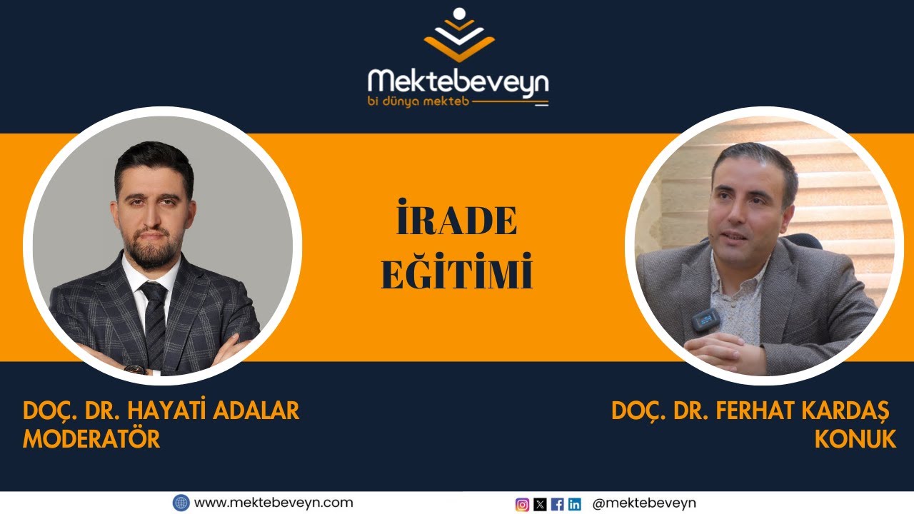 “Haz ve Hız Çağında İrade Eğitimi” |Doç. Dr. Ferhat KARDAŞ |Çevrimiçi Seminer #3