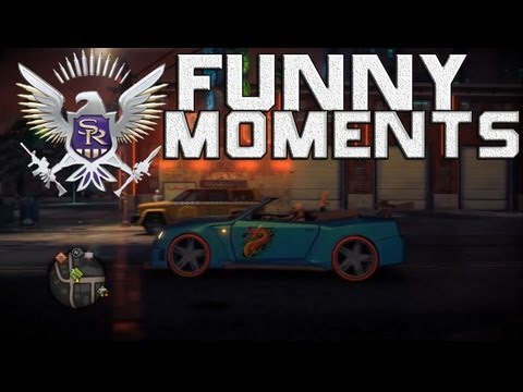 Saints Row 4 Funny Moments! - Skydiving, Car Surfing, Customized Car!