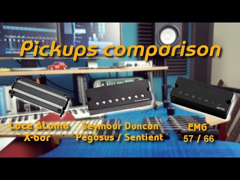 SD Pegasus/Sentient Vs EMG 57/66 Vs Lace Aluma Xbar | Guitar pickup  comparison