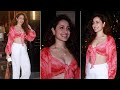 Pragya Jaiswal Spotted At Mizu Restaurant In Bandra