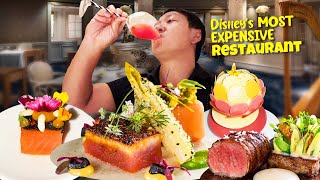 $295 DINNER at Disney World's MOST EXPENSIVE Restaurant! Victoria & Alberts FOOD REVIEW