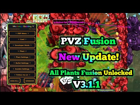 PVZ Fusion Mod Menu 3.1.1 Update!! New Plants Fusion Unlocked 
