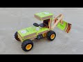 How To Make Matchbox Tractor At Home With Cultivator Diy Tractor Toy Mini Tractor Machine
