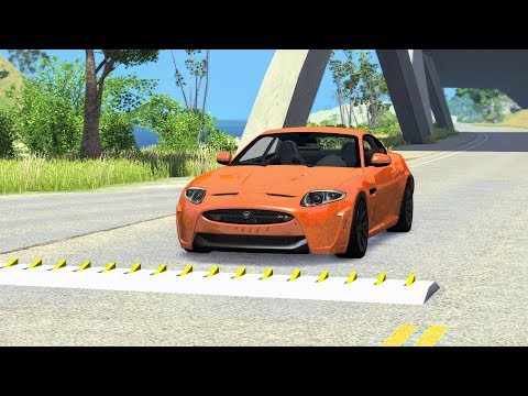 Spike Strip High Speed Crashes #32 – BeamNG Drive