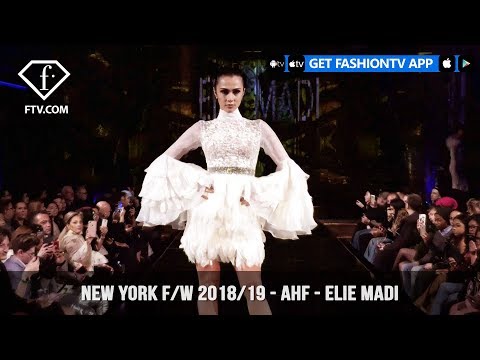 New York Fashion Week Fall/Winter 18 19 - Art Hearts Fashion - Elie Madi | FashionTV | FTV