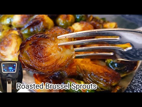 Air Fryer Brussel Sprouts | Roasted Brussel Sprouts Recipe in the Air Fryer