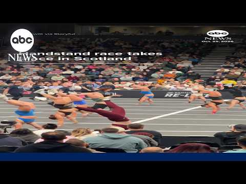 Handstand race takes place in Scotland