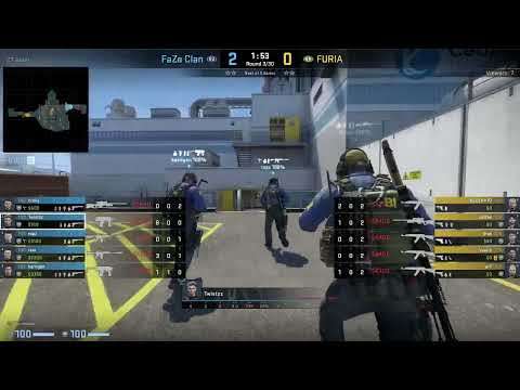 CS:GO POV Demo FaZe Twistzz (21/9) vs FURIA (de_nuke) @ ESL Pro League Season 15