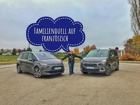 Citroën Berlingo gegen Citroën Grand C4 Spacetourer | Das Brüderduell für Familienväter