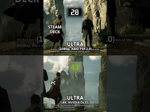 Steam Deck VS PC. Hogwarts Legacy