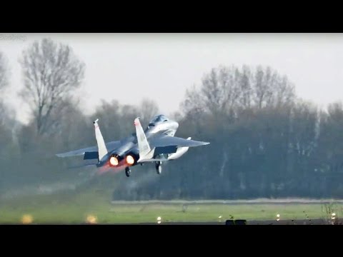 6x EAGLE USAF loud TAKE-OFF; Frisian Flag 2016