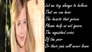 Jackie Evancho - To Believe (Lyrics)