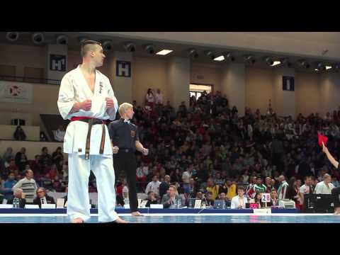 European Karate Championship Warsaw - Zsolt Balogh vs Juras Sokolovas