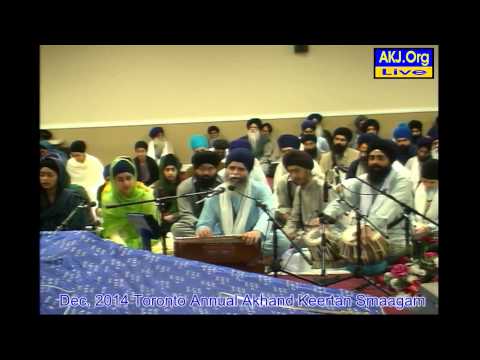 033 Toronto Dec. 2014 Smaagam - Wednesday Evening Keertan - Bh. Deepinder Singh Jee Toronto