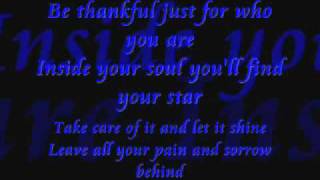 Sarah Connor be thankful lyrics