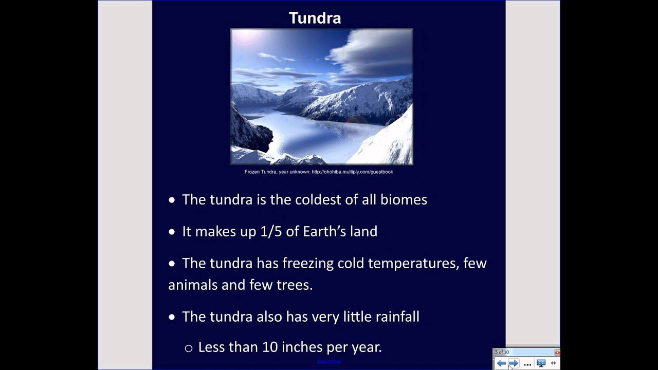 Biomes Interactive Whiteboard lesson