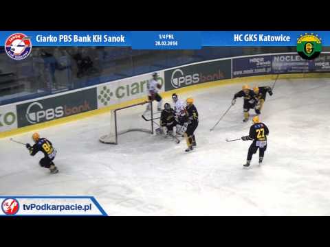 tvPodkarpacie.pl : Ciarko PBS Bank KH Sanok - HC GKS Katowice 11:0 - 28.02.2013