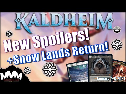 Kaldheim Spoilers 1/7/2021  |  New Snow Lands, Planeswalkers, and Flip Commander Options!