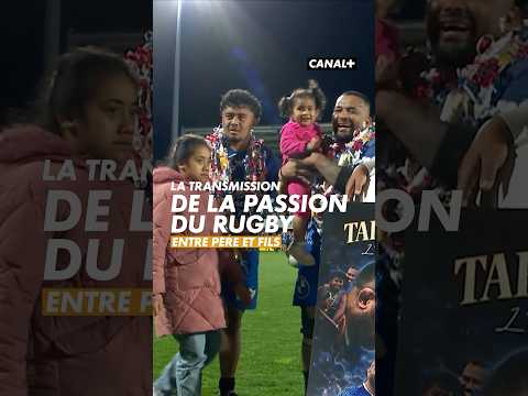 Paga et Rayane Tafili reviennent sur ce moment père-fils passé ensemble sur le terrain 🥹 #rugby