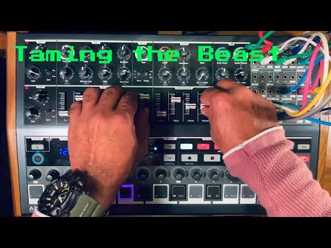 Minibrute 2S live performance with Akai MPC One #minibrute2s #akaimpcone #semimodular