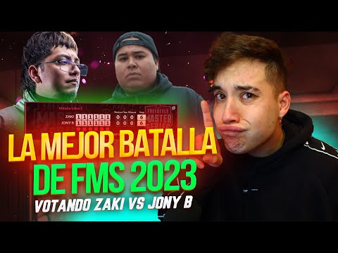 JONY B DIOS DEL REPENTISMO ¿MERECÍA MÁS ZAKI? JONY B VS ZAKI FMS CARIBE VOTADO POR KAPO 013