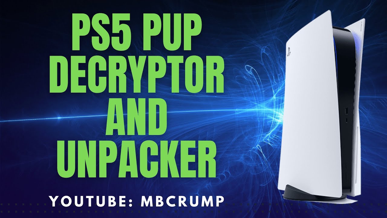 PS5 PUP Decryptor and Unpacker OUT Now!