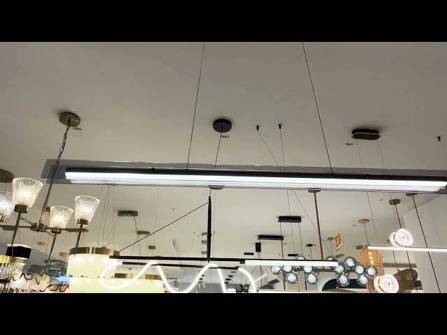 إضاءة زجاج ليد خطية معلقة