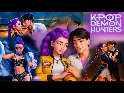 KPOP Demon Hunters | Jinu & Rumi Romantic Love Story 💙 Best Kissing Moments