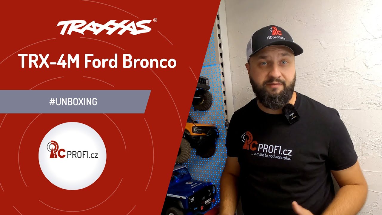 RC auto Traxxas TRX-4M Ford Bronco 2021 1:18 RTR, červená