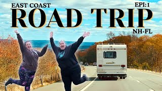 Starting Our East Coast Road Trip Adventure | Packing & Travel Day Vlog (NH-FL) | Travel Vlog Series