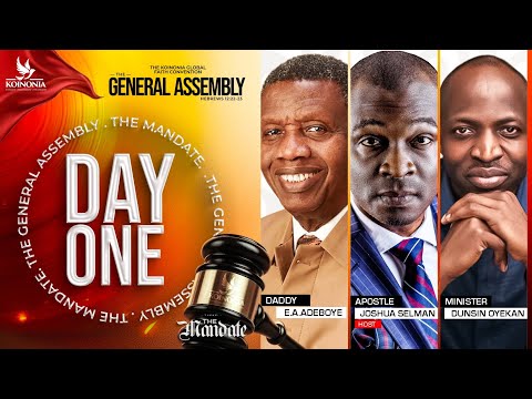 DAY 1 OF THE GENERAL ASSEMBLY WITH KOINONIA (EVENING  SESSION) ||19||11||2025