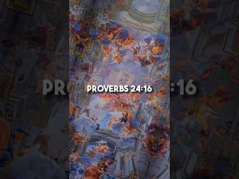 Proverbs 24:16 “For though a righteous man may fall seven times, he still gets up” #religion #bible