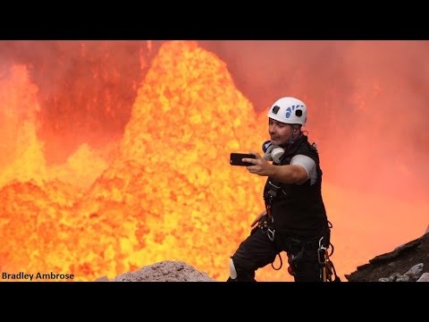 Most incredible volcano video of 2015 - full version