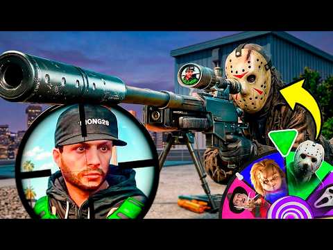 Jogando com KILLERS ASSASSlN0 de ALUGUEL! (GTA 5 RP)