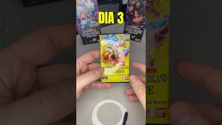 Dia 3 abrindo boosters de One Piece