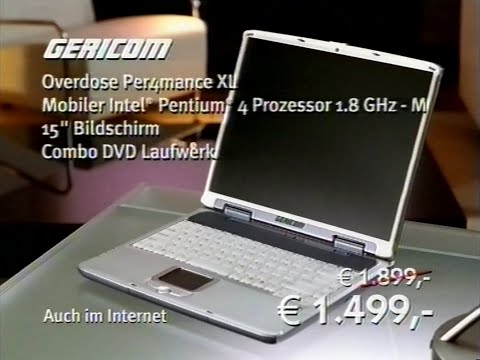 Galeria Kaufhof Werbung Gericom Notebook Anfang 2003
