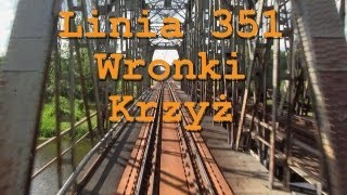 preview picture of video 'Train ride / Przejazd pociągiem TLK Wronki - Krzyż, linia 351'