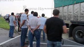 preview picture of video 'ProgresoHoy.com - Fallece en la carretera Mérida-Progreso'