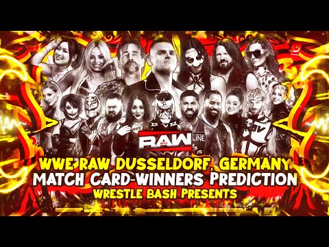 WWE Raw on Netflix Düsseldorf, Germany (12 January 2026) Winners Prediction