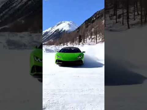 Thumbnail for #shorts when 🐂Lamborghini 🔥 drift in snow ❄️. by Lamborghini Estoque