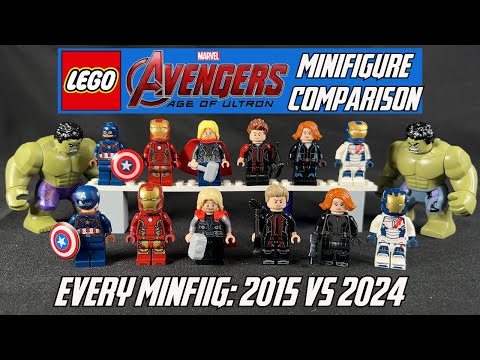 LEGO Avengers: Age of Ultron MINIFIG COMPARISON (2015 vs 2024)