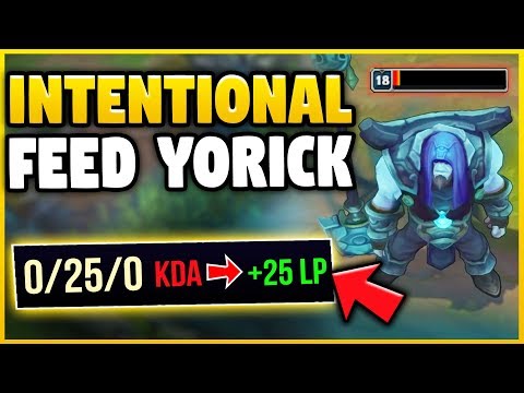 WTF? INTING YORICK IS 10X BETTER THAN INTING SION!? *NEW* OP BOOSTING STRATEGY! -  League of Legends