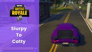 FORTNITE: Drive From Slurpy Swamp To Catty Corner In 4 Minutes (EASIEST METHOD)