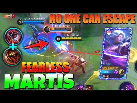Solo Rank!! This Martis Build Will Make You A Offlane Monster 👹👹  Martis New Build 2022 ~ MLBB